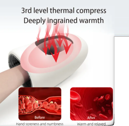 Palmora™ Portable Heat Compression Hand Massager
