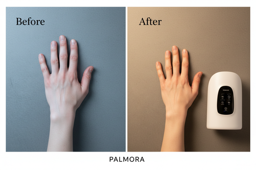 Palmora™ Portable Heat Compression Hand Massager